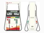 Dispensador y <strong>surtidor de combustible</strong> con 4 pistolas